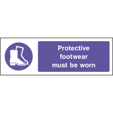 Protective Footwear Must Be Worn - Landscape